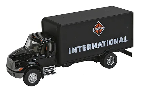 Intl 4900 1-Axl Van Blk