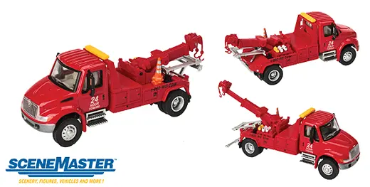 Intl 4300 Tow Truck Red