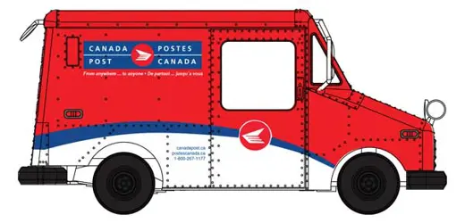LLV Mail Truck CanPost Md