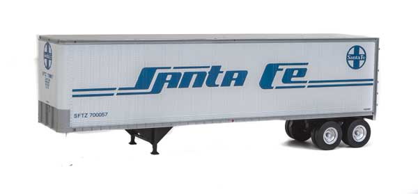 Walthers SceneMaster 2501 40' Trlmbl Trlr ATSF 2/ World of Trains ...