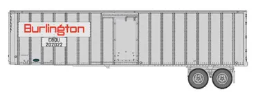 Flexi-Van Trlr CB&Q 2/