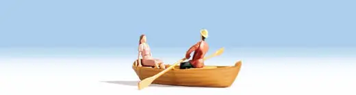 Row Boat and 2 Passengers