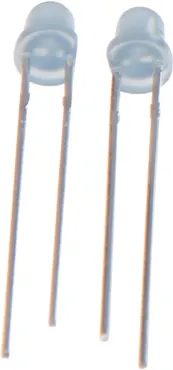 LED 3mm diffus blau 4-19V 2er Set