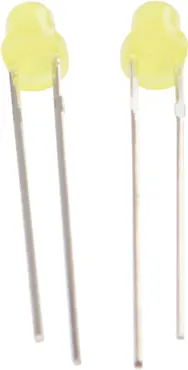 LED 3mm diffus gelb 4-19V 2er Set