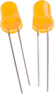 LED 5mm diffus orange 4-19V 2er Set