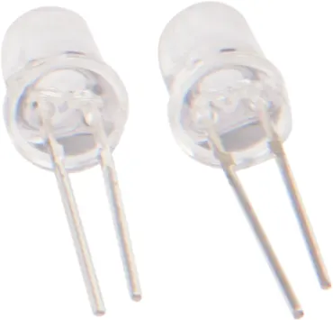 LED 5mm rw/rot 2PIN 4-19V 2er Set