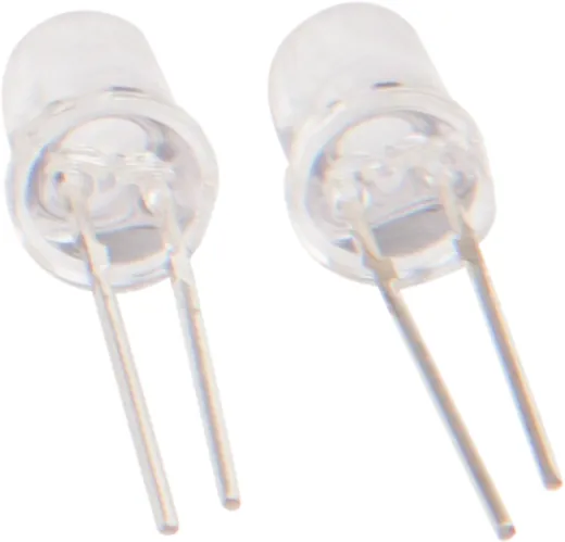 LED 5mm rw/rot 2PIN 4-19V 2er Set