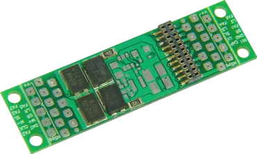 Adapter-Platine für PluX22-Decoder - 45 x 15 x 4 mm