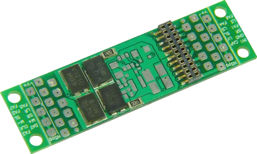 Adapter-Platine für PluX22-Decoder - 45 x 15 x 4 mm