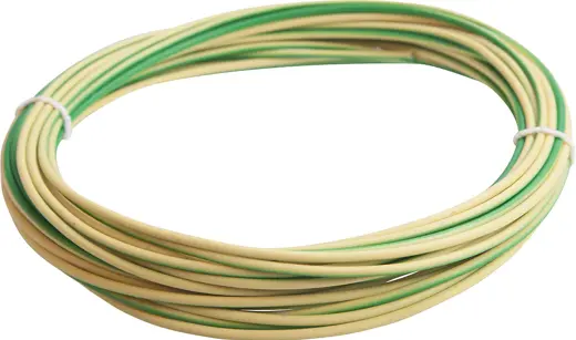 Litzen Kabel 1.00 mm&#178; Grün/Gelb 10 Meter