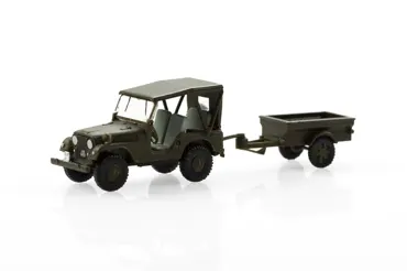 Willys M38A1 Armee-Jeep mit Aebi Gelpw Anh 68