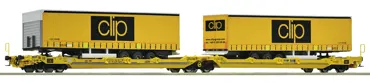 Doppeltaschen-Gelenkwagen T3000e, CLIP, Privatbahn