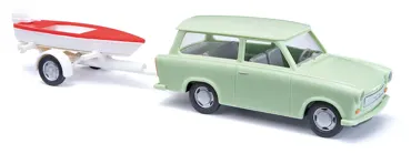 Trabant P601 Kombi + Bootsanhänger