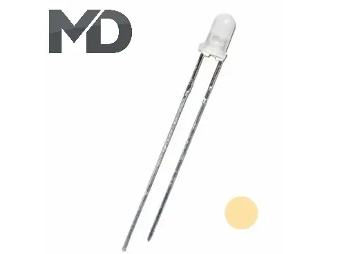 LED 3mm diffus mit intgr. Widerstand für LGB Steckglühlampen Ersatz 5-24V
