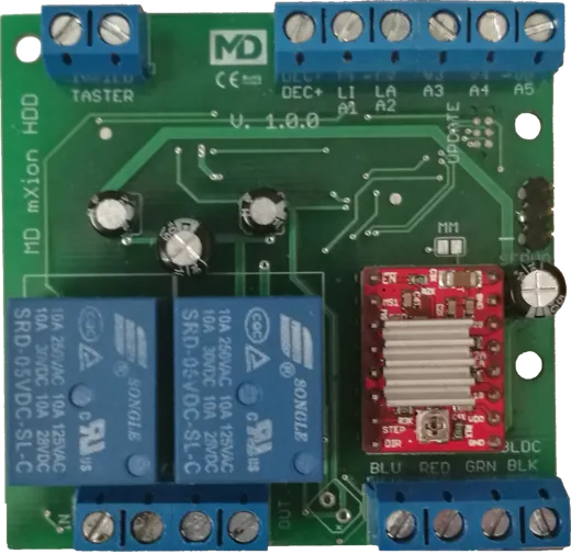 Schrittmotordecoder für Drehscheiben