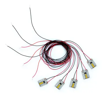 5x LED Spot 5-24V 40cm Kabel für Führerstandslicht, Triebwerkslicht, Hausbeleuchtung