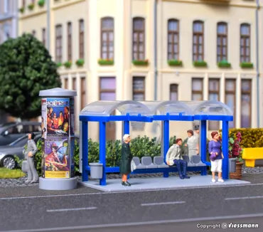 H0 Deko-Set Bushaltestelle