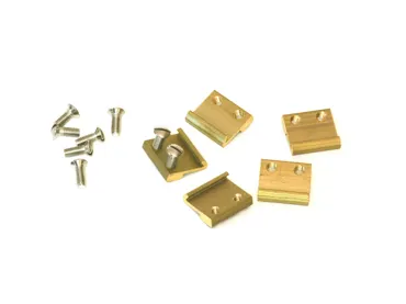 Messing Schienenverbinder 50Stck. 15mm Neu