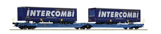 Doppeltaschen-Gelenkwagen T3000e, EUROWAGON, Privatbahn