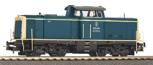 Sound-Diesellok BR 211 Solvay V Wechselstromversion, inkl. PIKO Sound-Decoder, Privatbahn