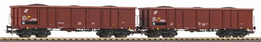 2er Set Offene Güterwagen Eaos FS V mit Kohleladung