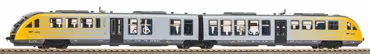 Sound-Dieseltriebwagen "Desiro" Lokaltog VI Wechselstromversion, inkl. PIKO Sound-Decoder,
