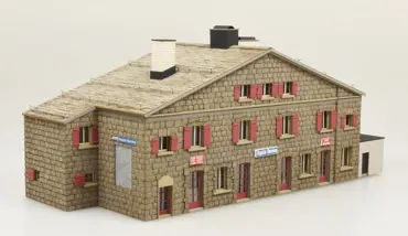 Bausatz Bahnhof "Ospizio Bernina" Rhätische Bahn