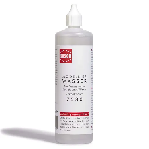 Modellierwasser transparent