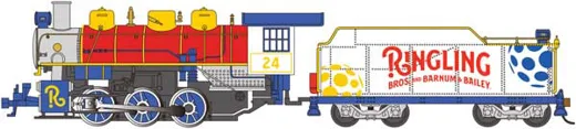0-6-0 Steam w/Tender 24
