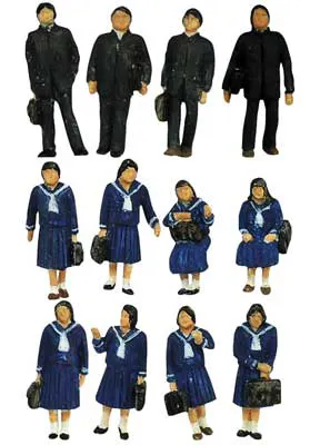 Students in winter dress