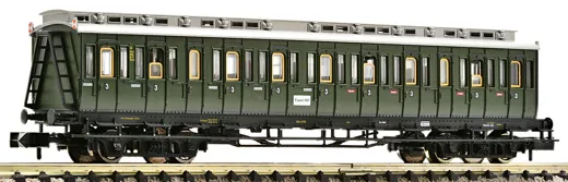 Abteilwagen 3. Kl. mit Zugschlussscheiben, DB
