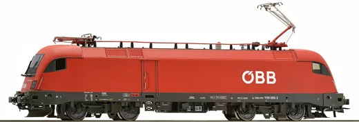 Elektrolokomotive Rh 1116 der ÖBB + Video- Kamera
