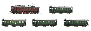 Reisezug der "Gruppenverwaltung Bayern" mit Lok der BR EP 5, DRG