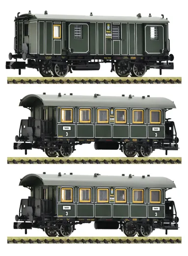 3-tlg. Set: Personenzug, K.Bay.Sts.B.