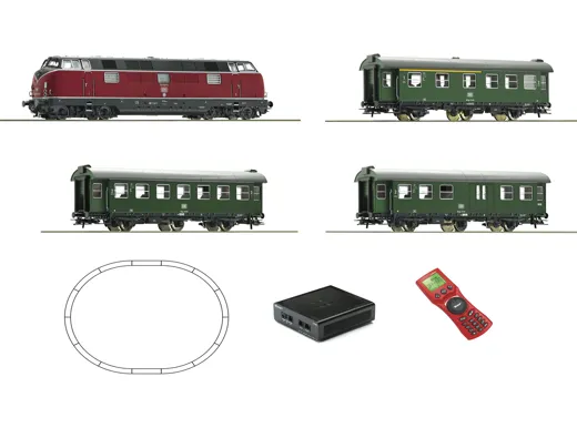 Digital-Startset: Diesellokomotive BR 221 mit Personenzug, DB