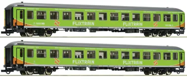 2-tlg. Set: Personenwagen, Flixtrain