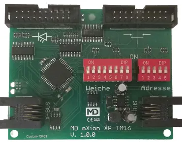 16 Kanal Schaltmodul LocoNet + XpressNet