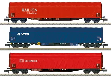 Schiebeplanenwagen-Set Rilns, DB