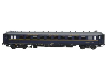 Yb-Schlafwagen, CIWL-Lackierung, ohne CIWL-Logo, PPs-Drehgestelle, Faltenbälge, FS-Epoche. IV