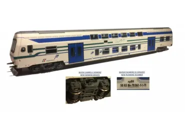 Semipilota Vivalto 2'cl, Lackierung Vivalto Trenitalia, Siemens-Drehgestelle