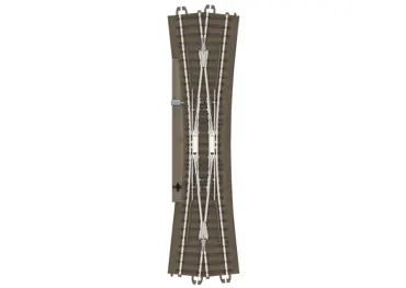 Trix H0 Schlanke Doppelkreuzungsweiche Länge 236,1 mm
