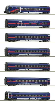 7-tlg. Set: Nightjet, ÖBB