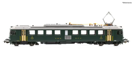 DSF Triebwagen RBe 4/4 1405 grün ex SBB Prototyp, Ep. VI, DCS