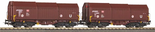 2er Set Teleskophaubenwagen DB Cargo VI