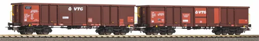 2er Set Offene Güterwagen Eaos Rübenverkehr CH VTG VI, Privatbahn