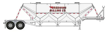 Dry Bulk Trailer Red Wing