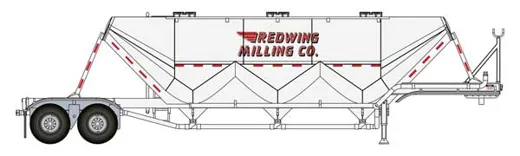 Dry Bulk Trailer Red Wing