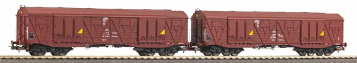 2er Set gedeckter Güterwagen 401Ka PKP IV