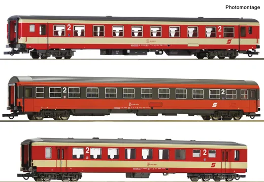 3-tlg. Set 2: Schnellzug „D 704“, ÖBB
