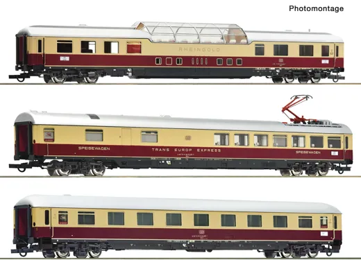 3-tlg. Set 1: „Rheingold“, AKE, Privatbahn